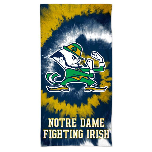 Notre Dame Fighting Irish TIE DYE Spectra Beach Towel 30" x 60"