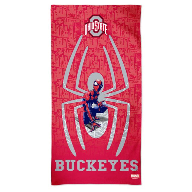 Toalla de playa Spectra de 30" x 60" de Ohio State Buckeyes/Marvel (C) MARVEL 2021