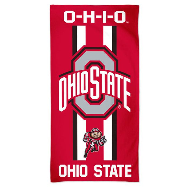 Toalla de playa de fibra de Ohio State Buckeyes OHIO, 9 lb, 30" x 60"