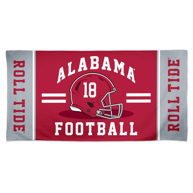 Toalla de playa Spectra de Alabama Crimson Tide FÚTBOL 30" x 60"