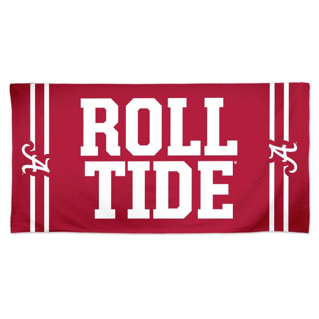 Toalla de playa Spectra con lema de Alabama Crimson Tide de 30" x 60"