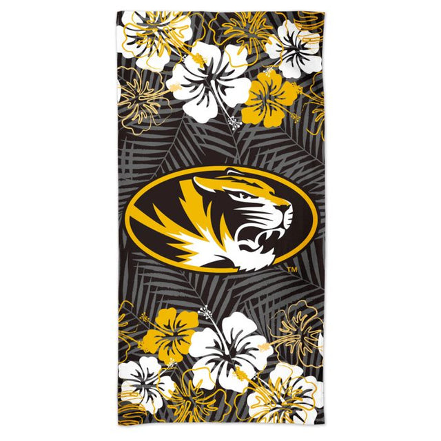 Toalla de playa Spectra FLORAL de Missouri Tigers de 30" x 60"