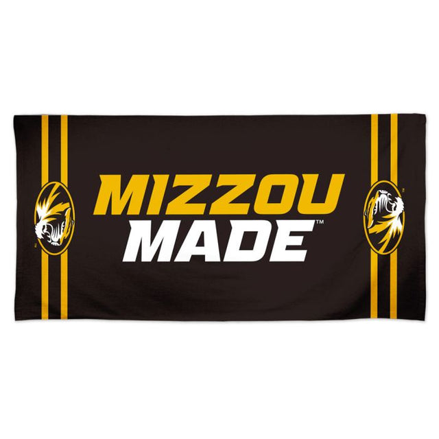 Toalla de playa Spectra de 30" x 60" con el lema "MIZZOU MADE" de los Missouri Tigers