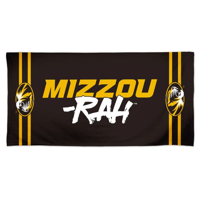 Toalla de playa Spectra con el lema de los Missouri Tigers, 30 x 60 pulgadas