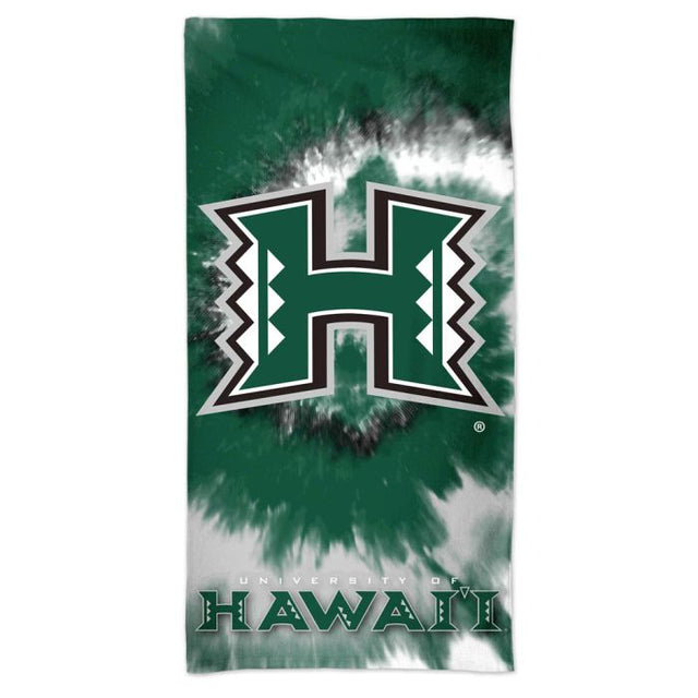 Hawaii Warriors Spectra Beach Towel 30" x 60"