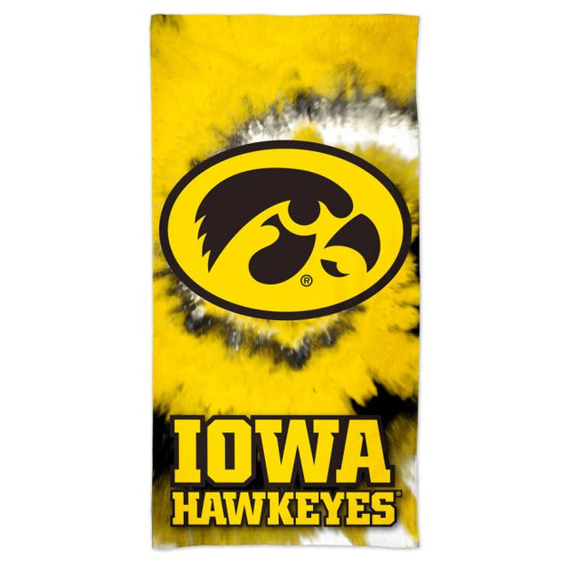 Iowa Hawkeyes TIE DYE Spectra Beach Towel 30" x 60"