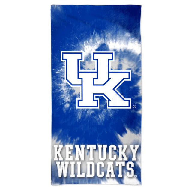 Toalla de playa Spectra TIE DYE de Kentucky Wildcats de 30" x 60"