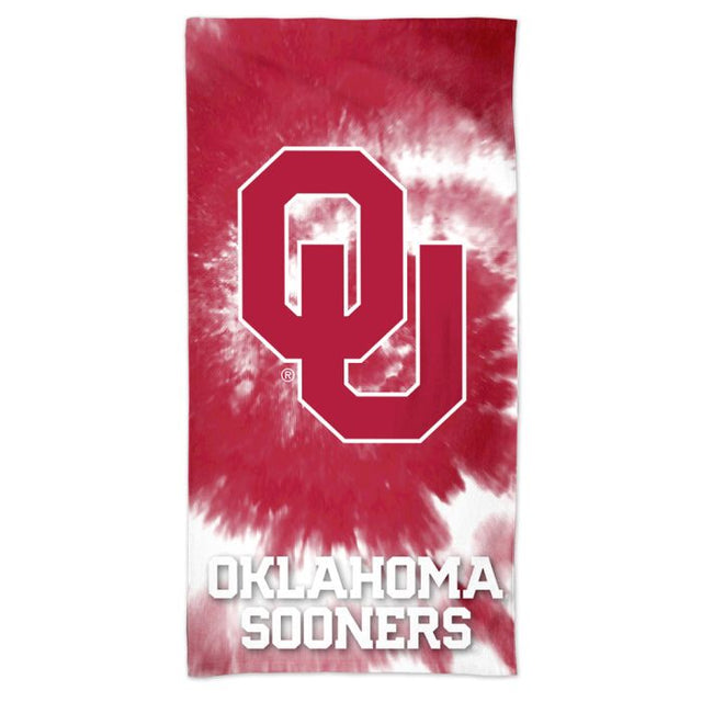 Toalla de playa Spectra de Oklahoma Sooners de 30" x 60"