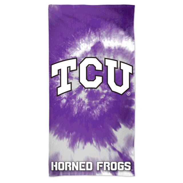 TCU Horned Frogs Spectra Beach Towel 30" x 60"