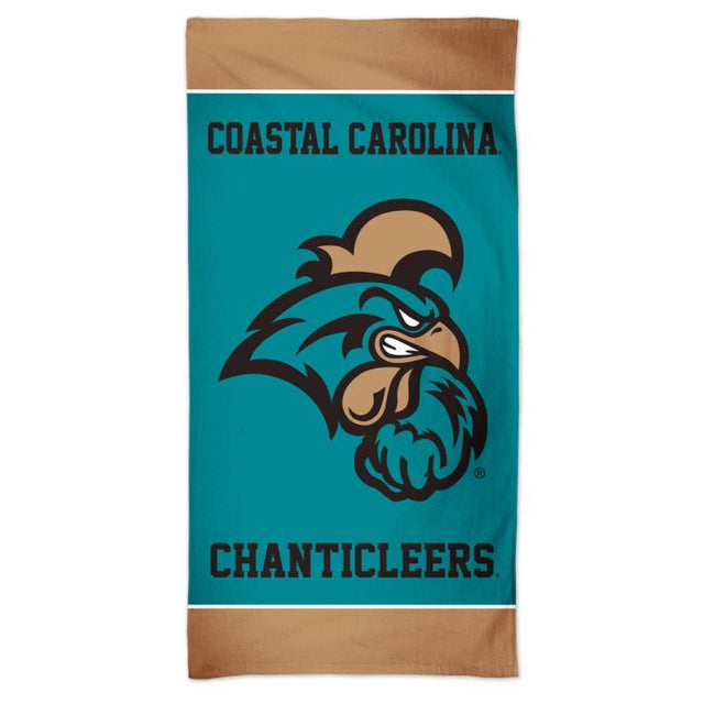 Coastal Carolina Chanticleers Spectra 沙滩巾 30 英寸 x 60 英寸