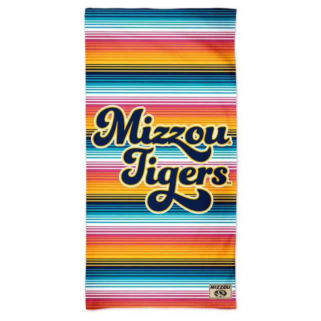 Toalla de playa Spectra de Missouri Tigers MISSOURI LAKE VIBES HORIZON de 30" x 60"