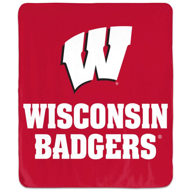 Manta de los Wisconsin Badgers: imagen ganadora, 50 x 60 pulgadas