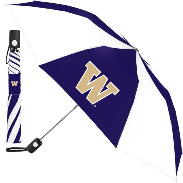 Paraguas plegable automático de los Washington Huskies