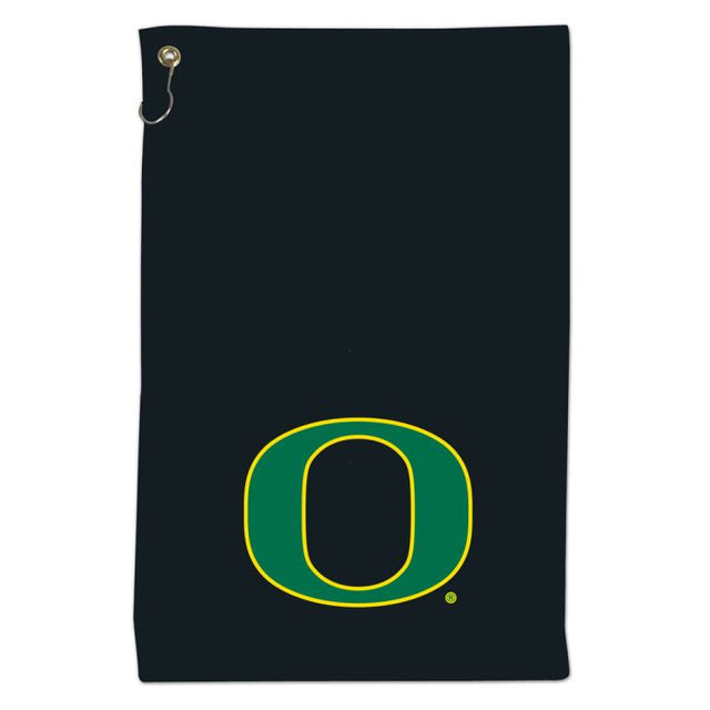 Toalla deportiva de color con ojal de los Oregon Ducks, 16" x 25"