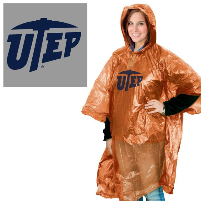 Poncho de lluvia para mineros de UTEP