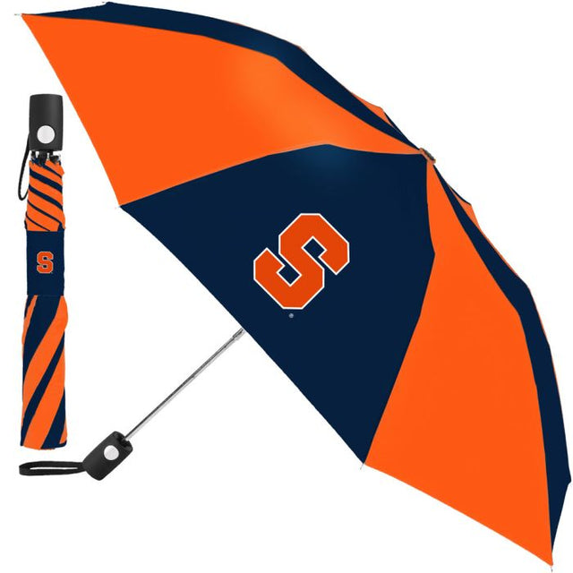 Syracuse Orange Auto Folding Umbrella