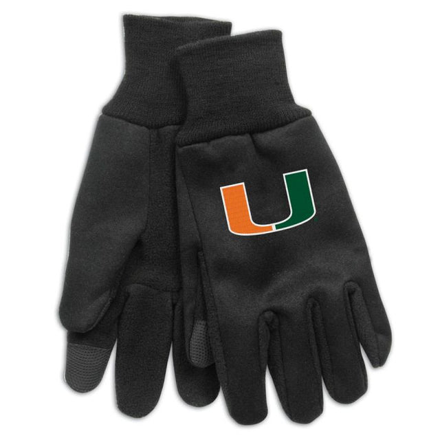 Guantes tecnológicos Miami Hurricanes de 9 oz.