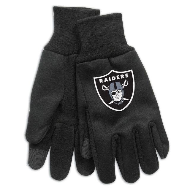 Guantes de los Las Vegas Raiders Tecnología Estilo Talla para adultos