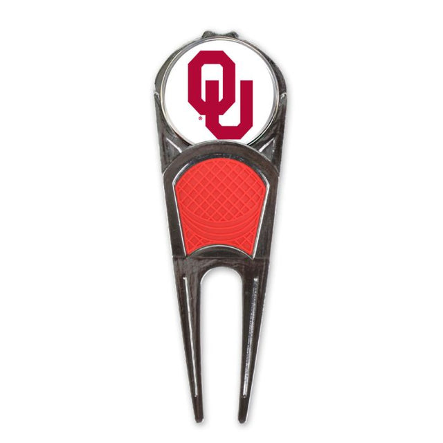 Herramienta para reparar marcas de pelotas de golf de los Oklahoma Sooners*