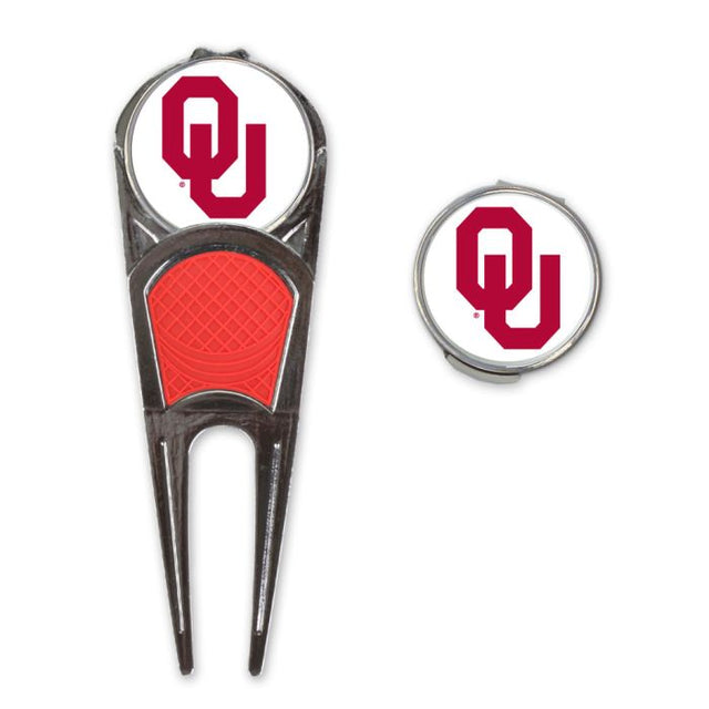 Combo de marca/herramienta/clip en forma de H de los Oklahoma Sooners para golf*