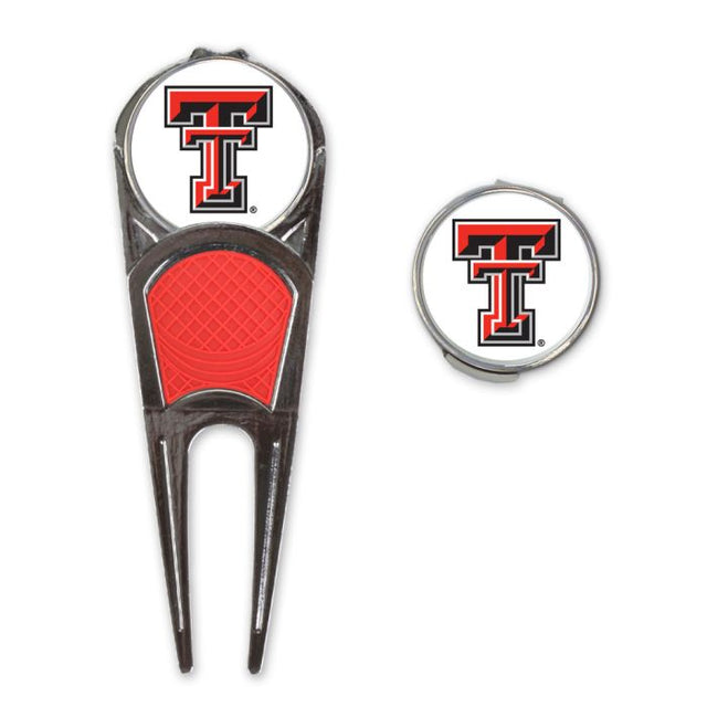 Combo de marca de golf, herramienta y clip en forma de H de los Texas Tech Red Raiders*