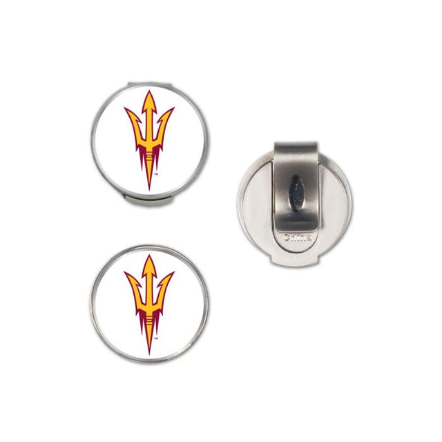 Clip para gorra de los Arizona State Sun Devils con 2 marcadores, con tapa tipo concha