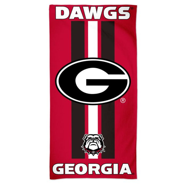 Georgia Bulldogs Fiber Beach Towel 9lb 30" x 60"