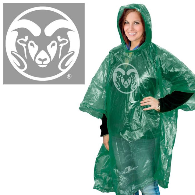 Poncho de lluvia de los Colorado State Rams