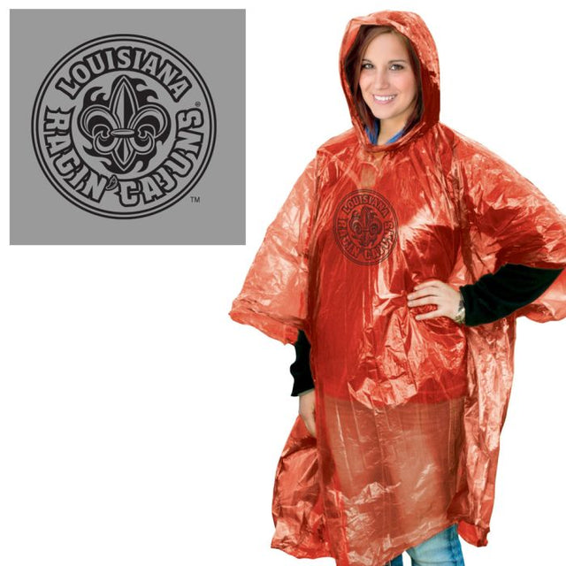 Louisiana - Lafayette Ragin Cajuns Rain Poncho