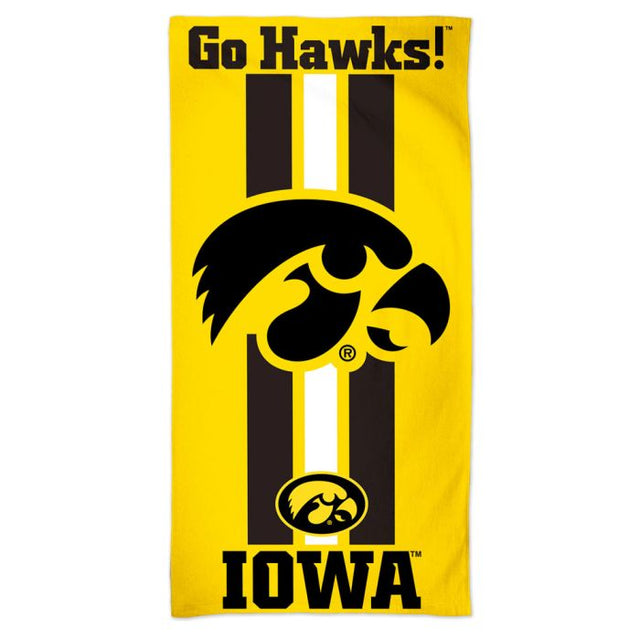 Iowa Hawkeyes Fiber Beach Towel 9lb 30" x 60"