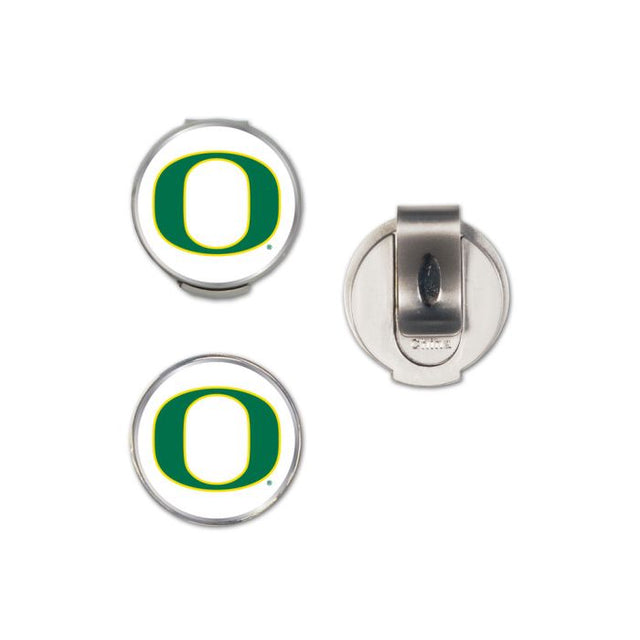 Clip para gorra de los Oregon Ducks con 2 marcadores, con tapa tipo concha