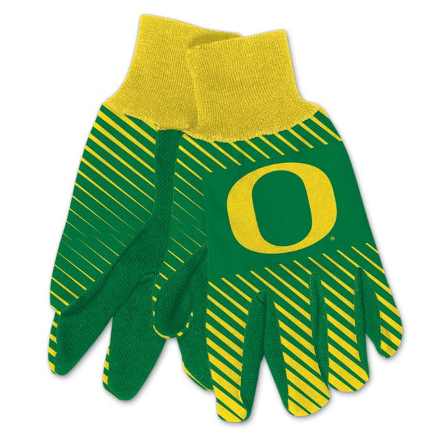 Guantes de dos tonos para adultos de Oregon Ducks