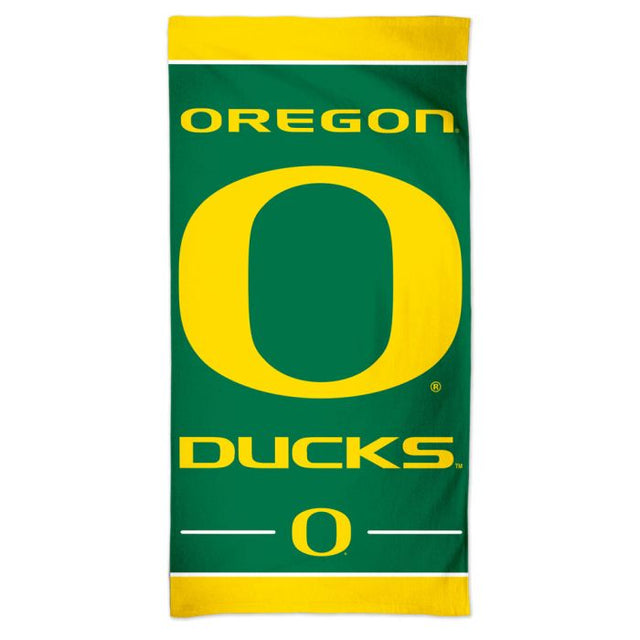 Toalla de playa de fibra de Oregon Ducks, 4 kg, 76,2 x 152,4 cm