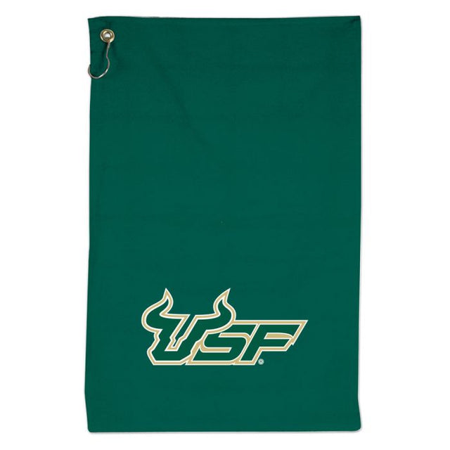 Toalla deportiva de color con ojal de los South Florida Bulls, 16" x 25"