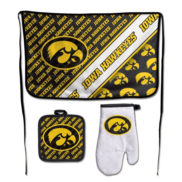 Iowa Hawkeyes Barbeque Tailgate Set-Premium