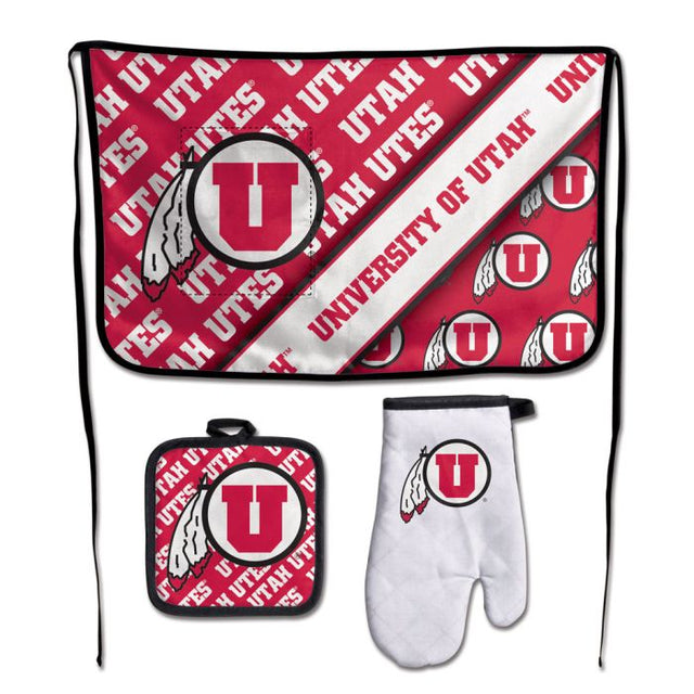 Utah Utes Barbeque Tailgate Set-Premium