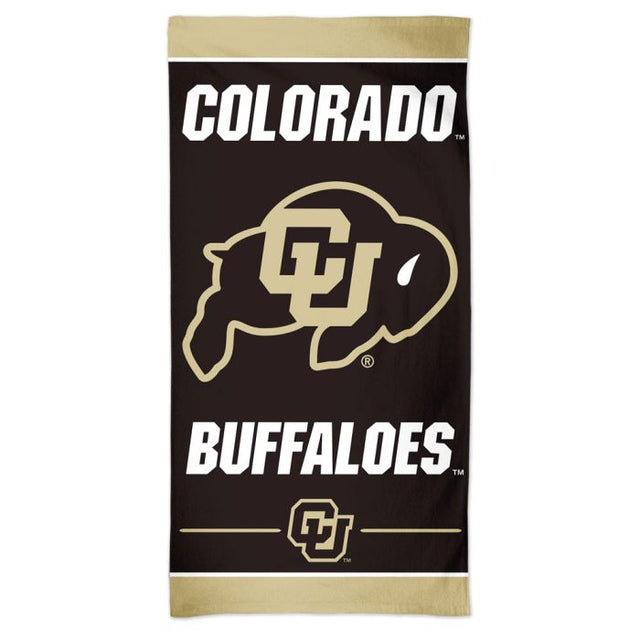 Toalla de playa Spectra de los Colorado Buffaloes, 30" x 60"