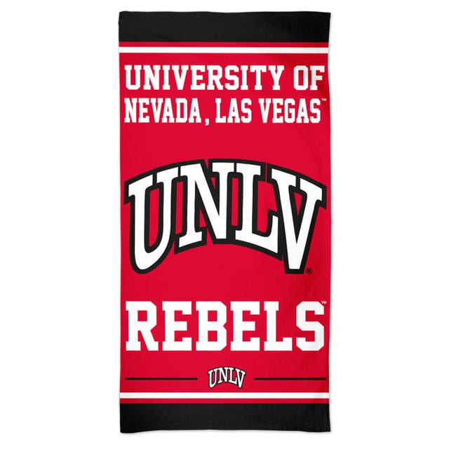 Toalla de playa Spectra de UNLV Rebels de 30" x 60"