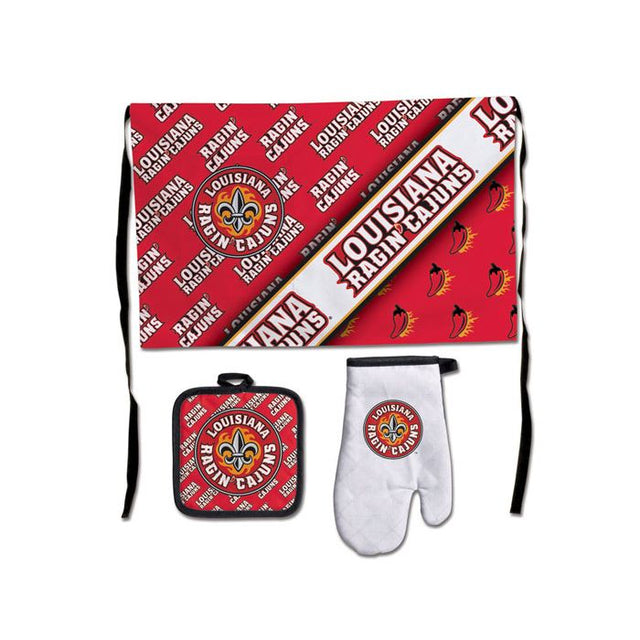 Louisiana - Lafayette Ragin Cajuns Barbeque Tailgate Set-Premium