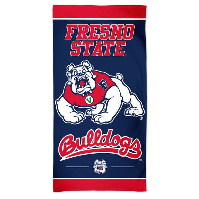 Toalla de playa Spectra de los Bulldogs de Fresno State, 30" x 60"