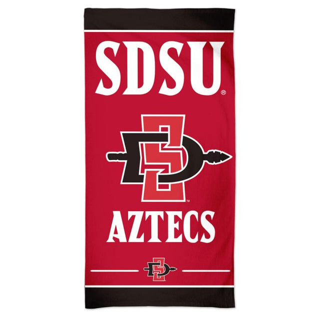 Toalla de playa Spectra de San Diego State Aztecs de 30" x 60"