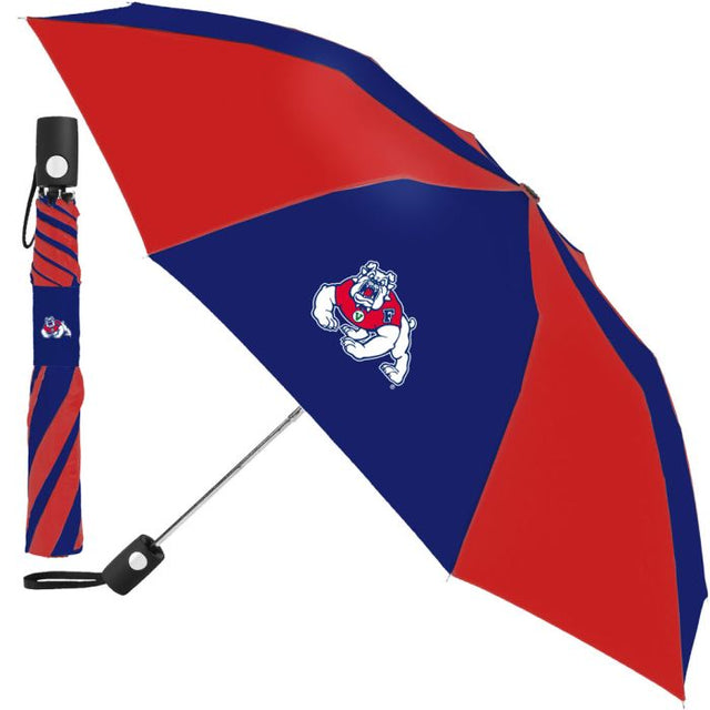 Fresno State Bulldogs Auto Folding Umbrella