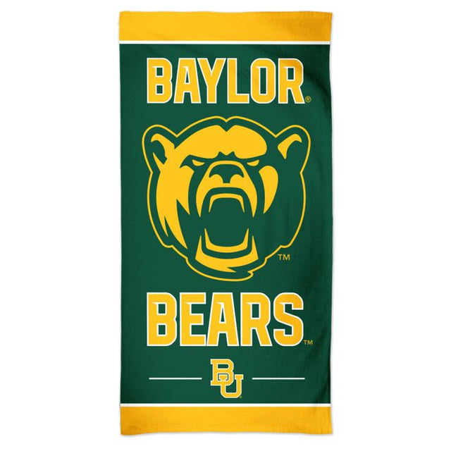 Toalla de playa Spectra de los Baylor Bears de 30" x 60"