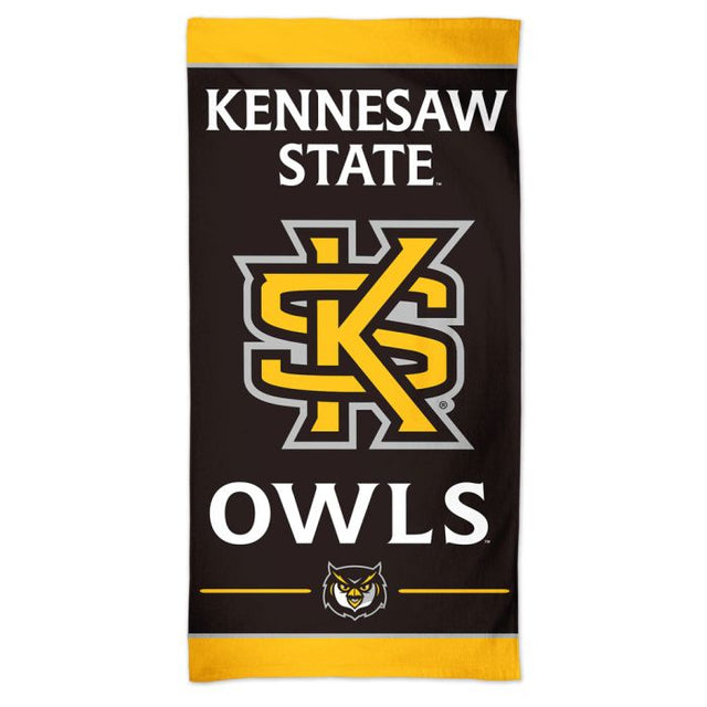 Kennesaw State Owls Spectra Beach Towel 30" x 60"