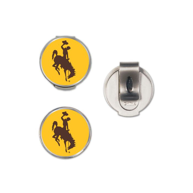 Wyoming Cowboys Hat Clip w/2 Markers, clamshell