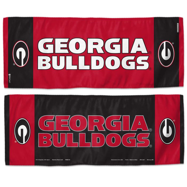 Georgia Bulldogs Cooling Towel 12" x 30"