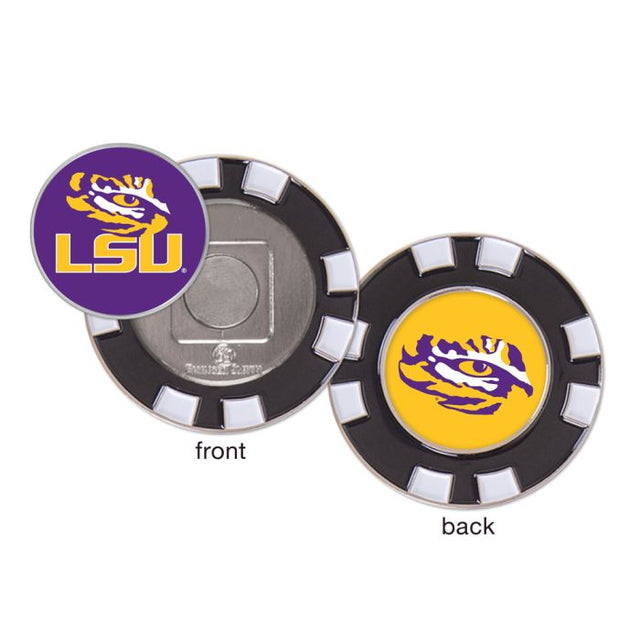 Marcador de fichas de póquer de golf de los Tigres de LSU