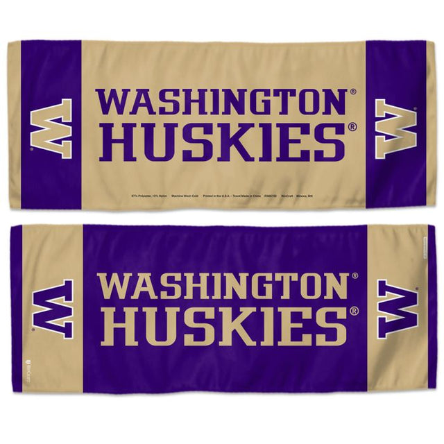 Toalla refrescante de Washington Huskies de 30 x 76 cm