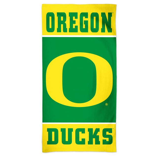 Toalla de playa Spectra de los Oregon Ducks, 30 x 60 pulgadas