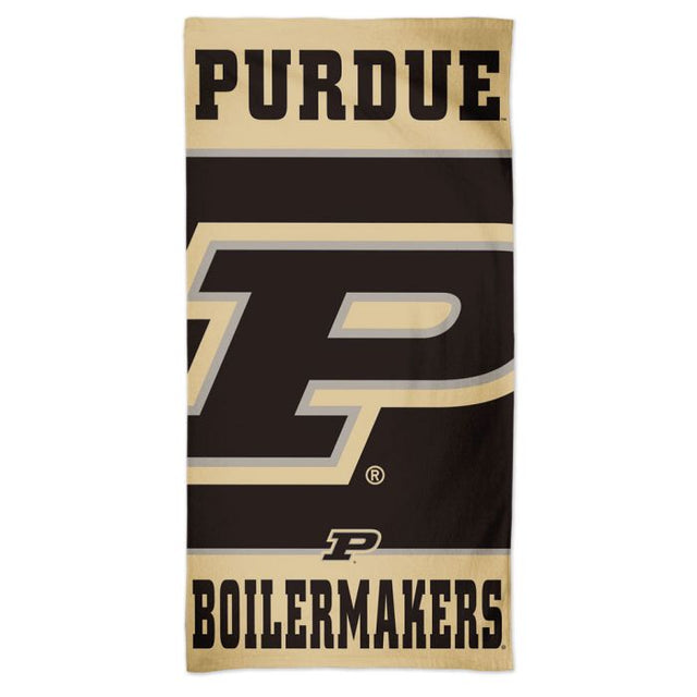 Purdue Boilermakers Spectra 沙滩巾 30 英寸 x 60 英寸